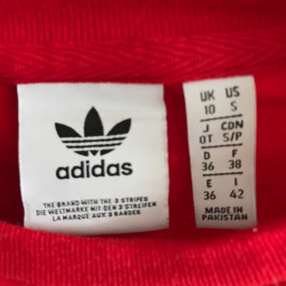Engine Red stretch cotton Adidas Tee. Never worn! - Picture 3 of 3